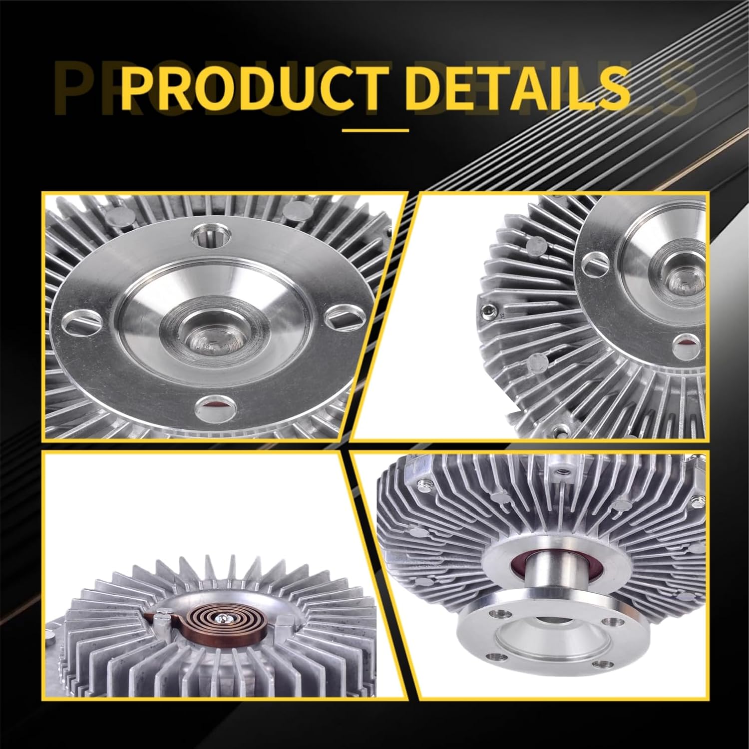 Engine Cooling Fan Clutch 2657 Compatible with Isuzu Rodeo/Trooper,Toyota 4Runner / Land Cruiser/Pickup / T100 V6 1993-1994