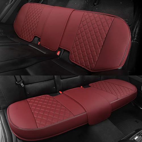 Miniatura 25 de Black Panther - Funda de lujo para base de asiento delantero de coche en cuero sintético, compatible con 90% de vehículos B-Front-Gris