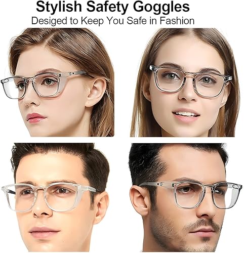 Miniatura 2 de Gafas de seguridad para mujer, antiniebla, elegantes gafas de seguridad para enfermeras, gafas protectoras antipolvo, filtro de luz azul