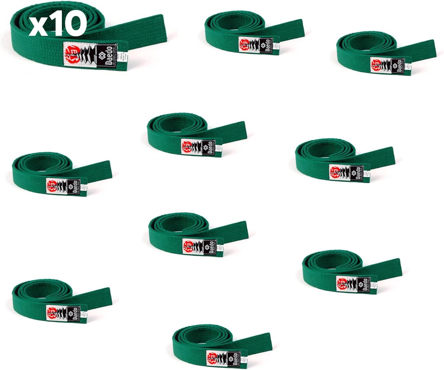 Daedo Taekwondo Color Belt for Adults and Kids, 280 cm/110" Length - Perfect for Martial Arts, Karate, and Taekwondo Training