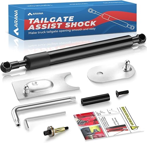 Vista 13 de ARANA Amortiguador de asistencia para portón trasero para Ford Ranger, 2019-2024 Ford Ranger Accesorios de apertura suave para portón trasero, 43206