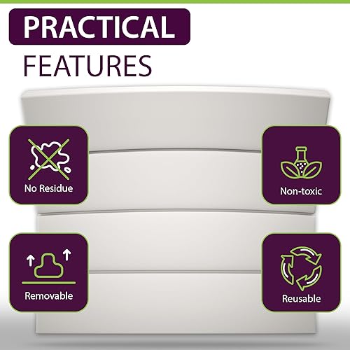 Miniatura 2 de Paquete de 2 masillas adhesivas de 2 onzas Masilla de montaje blanca extraíble Adhesivo adhesivo para colgar en la pared Masilla pegajosa para