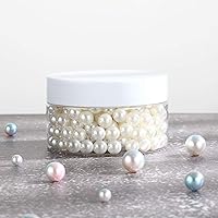 Vista 6 de Patelai 4 piezas de recipientes de plástico transparentes redondos de boca ancha a prueba de fugas con tapas para almacenamiento de viaje