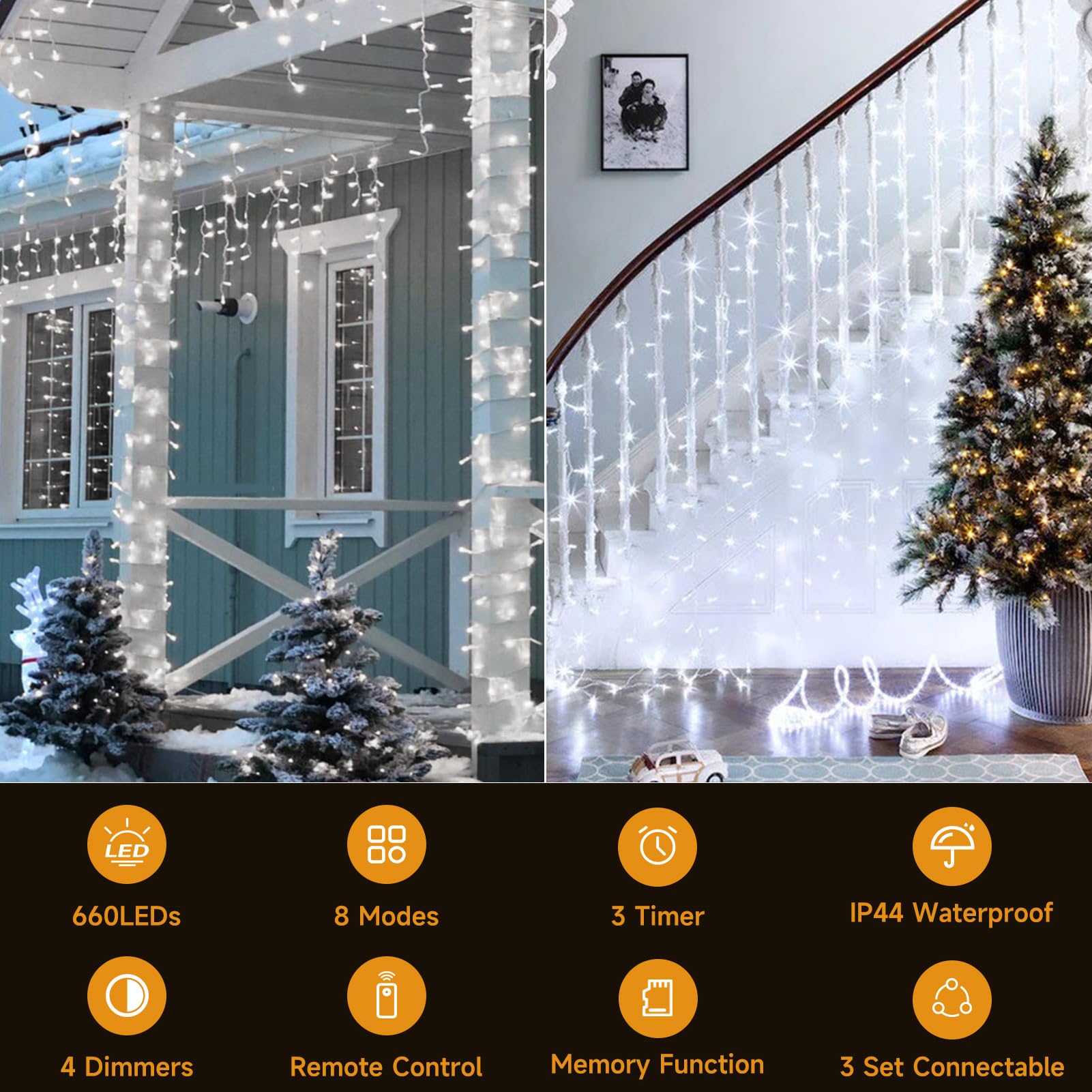 WOWDSGN Icicle Lights - Thumbnail 4