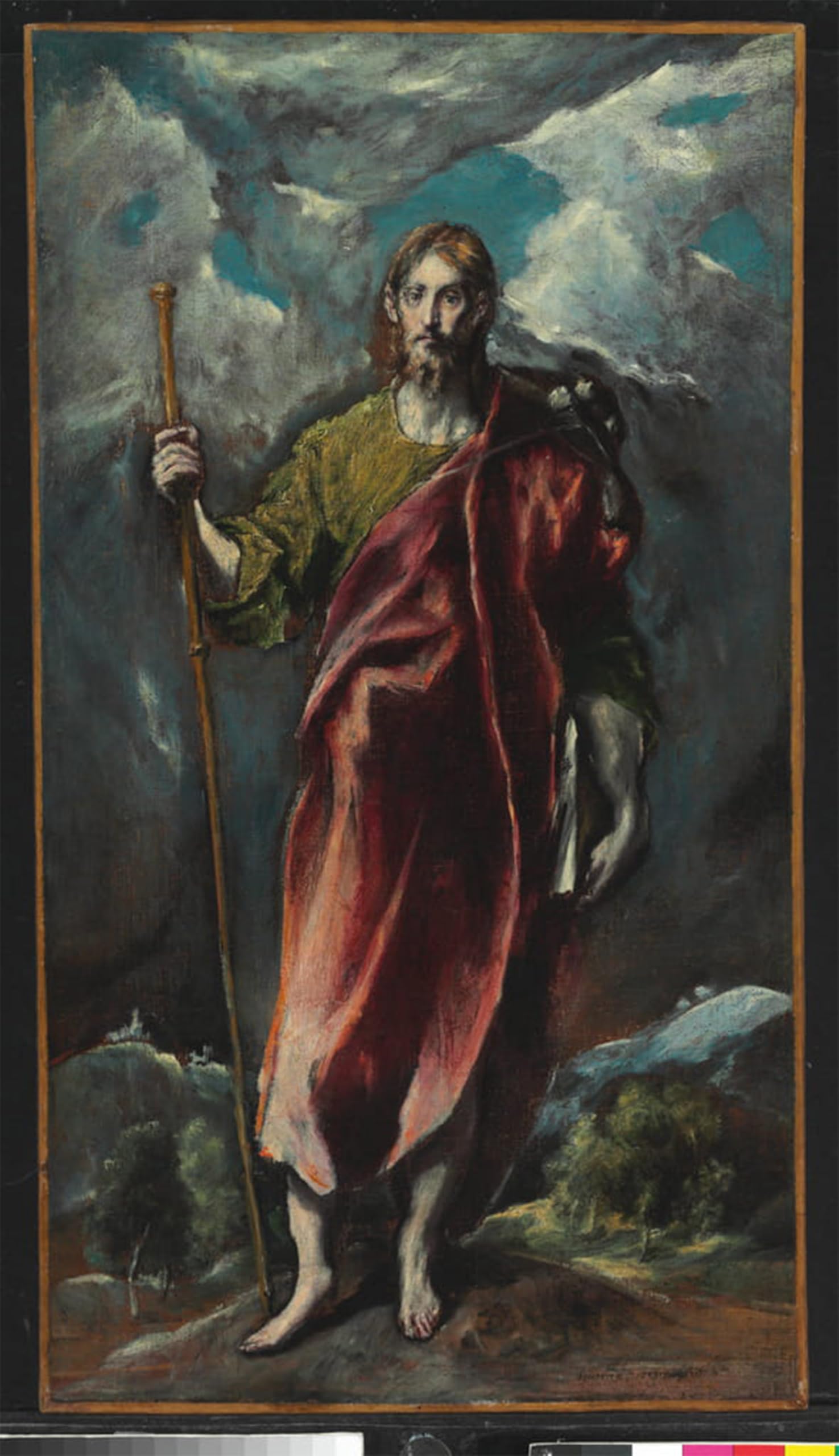 Artxlxxbn No Frame Famous Print Painting Colorful Art Print Saint Jamess The Greater By El Greco Canvas Art Decorations For Home Decor 60X90cm