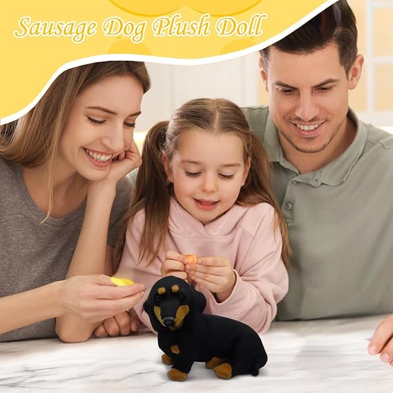 Realistic Dog Plush | Cute Realistic Funny Home Decor,Dog Stuffed Animal - for Girlfriend Children Men Women Kids Boys Girls Youth Teens Son Daughter Family