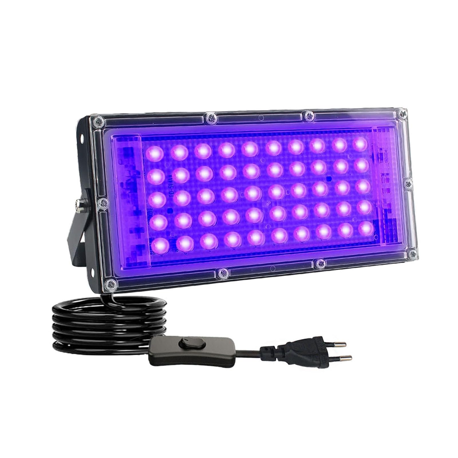 1 reflector LED ultravioleta Eleganted de 50 W, longitud de onda de 395