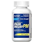 HealthA2Z Extra Strength Pain Relief PM| Acetaminophen 500mg | Diphenhydramine 25mg | Pain Reliever & Nighttime Sleep Aid | (365 Count (Pack of 1))