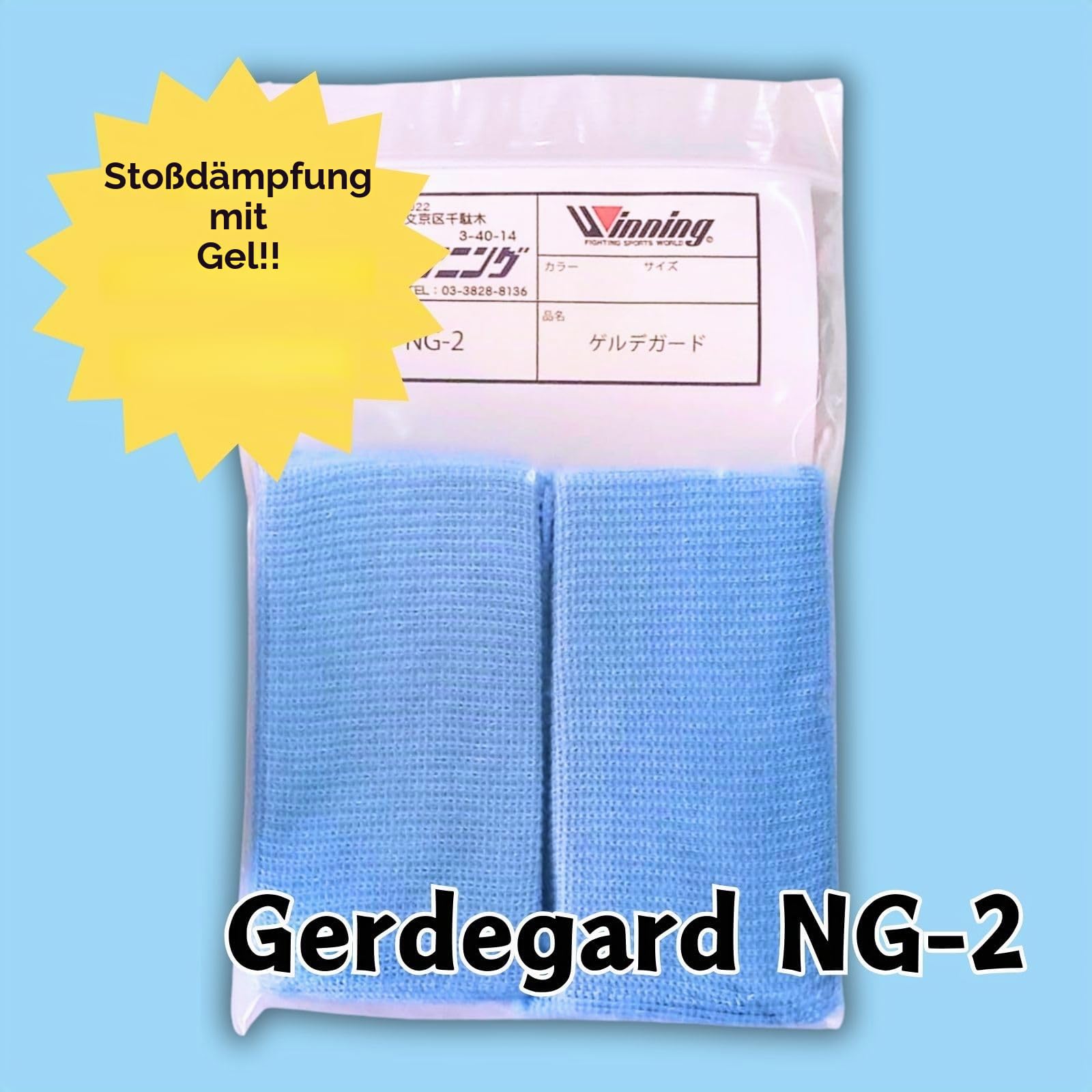 Winning Boxbandage (dehnbarer Typ) VL-B und Geldeguard NG-2 und Haftnotizen Set