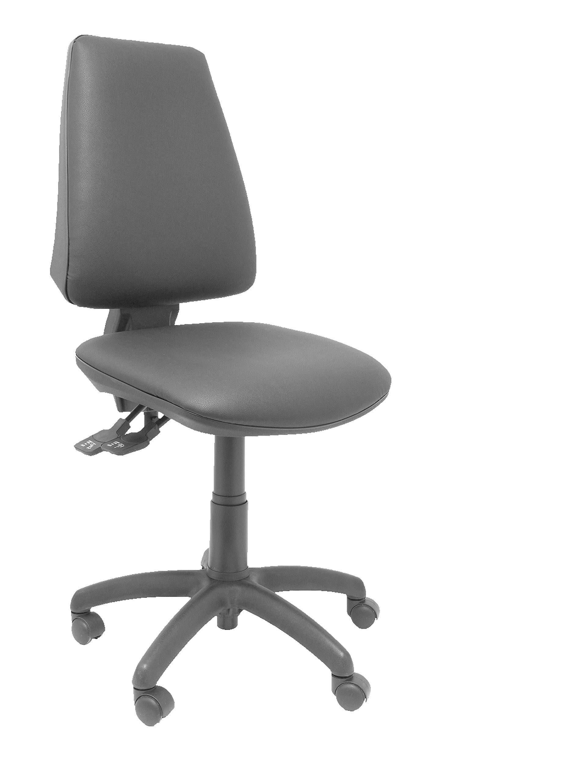 Silla Elche CP similpiel negro alivio lumbar para horas de estudio en casa
