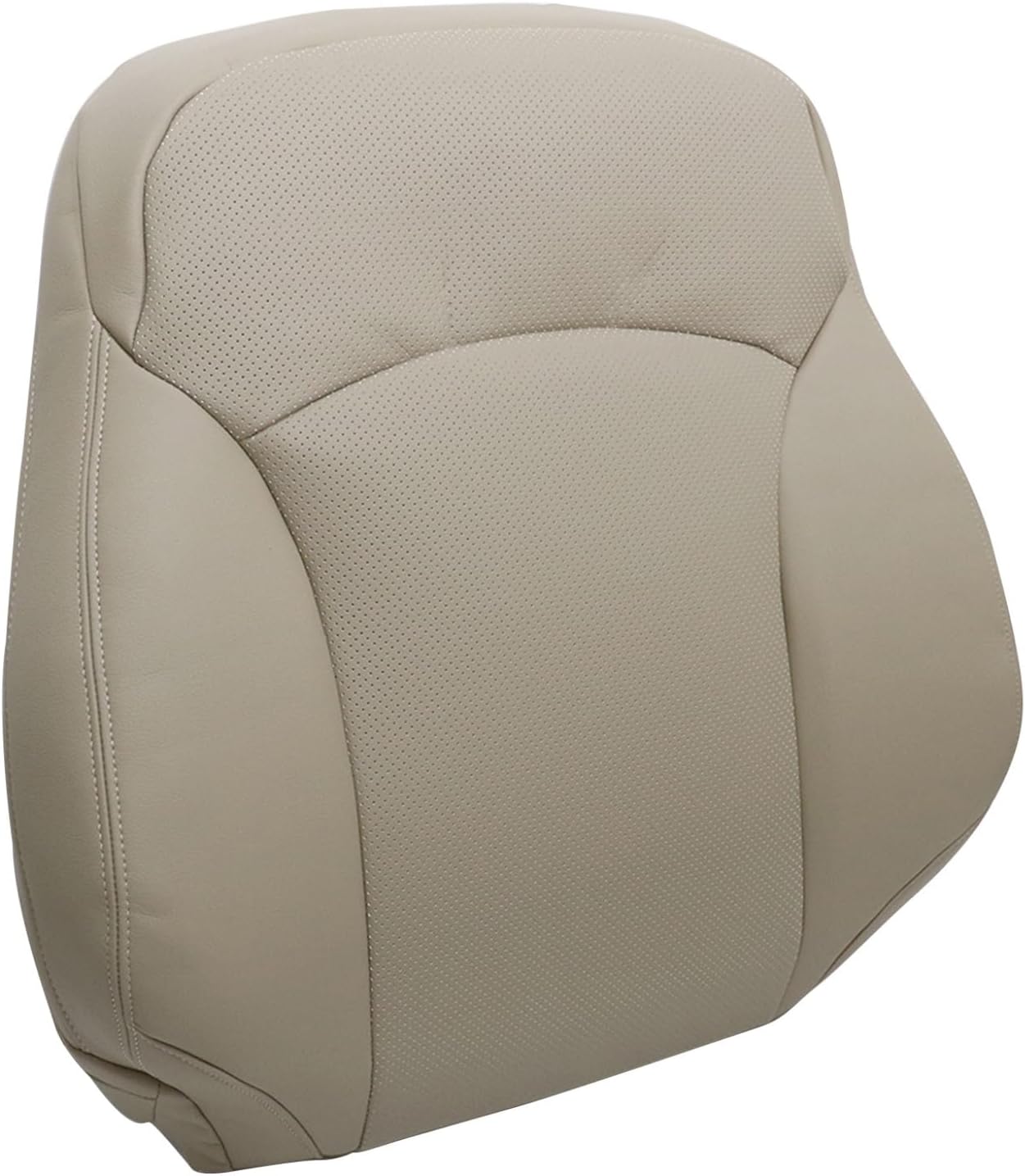 NLQR Front Driver and Passenger Bottom and Top Replacement Seat Covers Tan Microfiber Leather Compatible with Lexus IS250 IS350 2006 2007 2008 2009 2010 2011 2012 2013