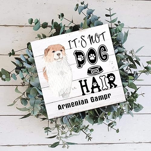 Miniatura 9 de Evans1nism Wooden Sign It's Not Dog Hair American Bully Dog Wood Plaque Dog Animal Decorative Home Wall Art Bright Pictures Hanging Sign for Home