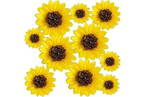 ANSOMO Paper Sunflower Decorations