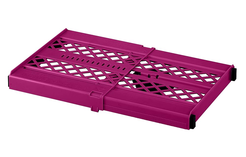 LockerMate Adjust-A-Shelf Locker Shelf, School Organizer, Pink