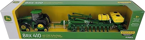 Miniatura 2 de John Deere 164 8RX 410 con 1775NT 24 hileras de juguete de maceta - LP82766