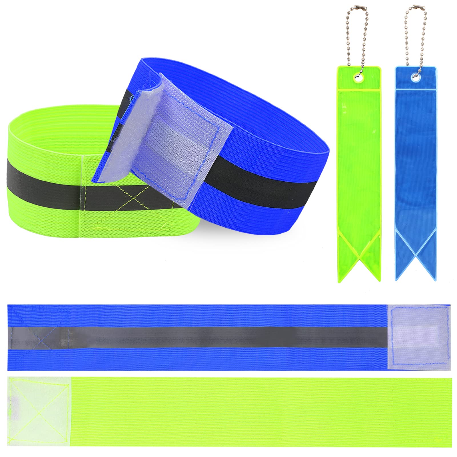 Baumwegmarkierungen 12 Stück - Wasserdichte Reflektorband Clips Für Outdoor Wanderwege