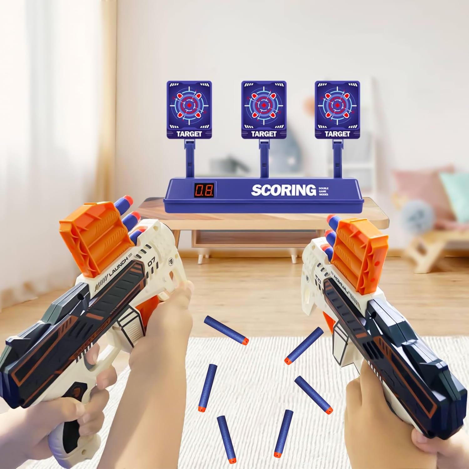 Piłeczka z pianki, rzutki nerwowe, rzutki 7,2 cm, 100 sztuk, do N-Strike Elite Kid Toy Gun, miękka piłka do rzutek, strzałka amunicja akcesoria outdoorowe dla dzieci