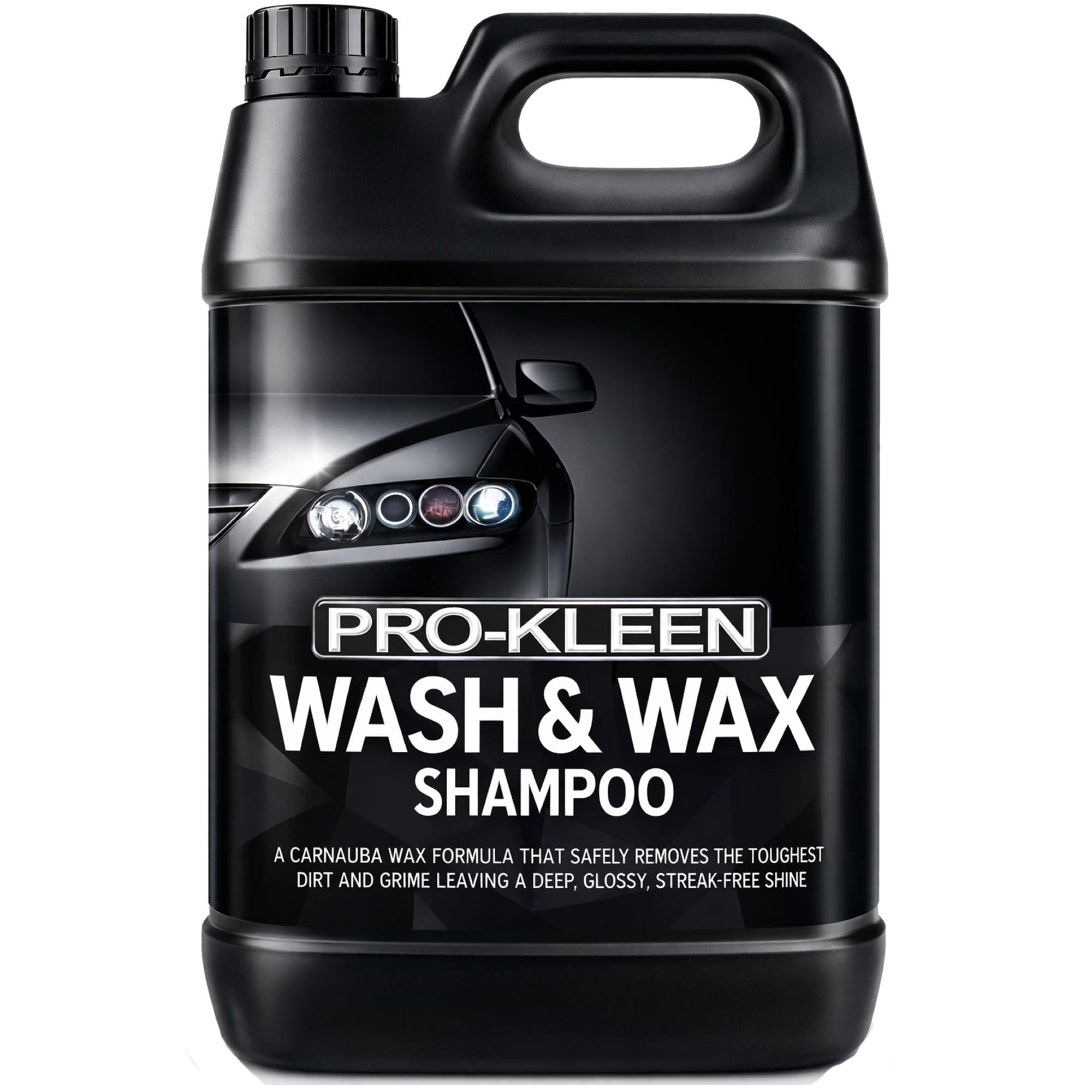 5L pH Neutral Car Shampoo with Carnauba Wax - Effortless Shine and Protection