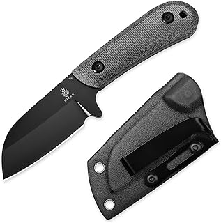 Kizer Fixed Blade Hunting Knife - D2 Blade, G10/Micarta Handle, Outdoor/Camping/Survival Knife with Sheath - Lightweight EDC Fixed Blade for Men & Women Outdoor Enthusiasts-1062A2 - Kizer