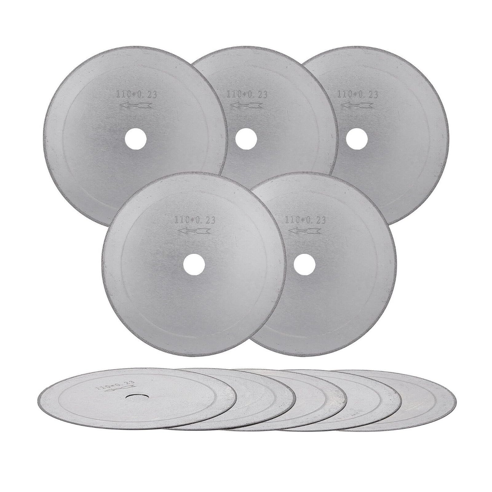 10 pezzi 110 mm 4,5 pollici in lapidario sega diamantata for bordi sottili lame for finiture strumenti for pergolato in pietra 16 mm