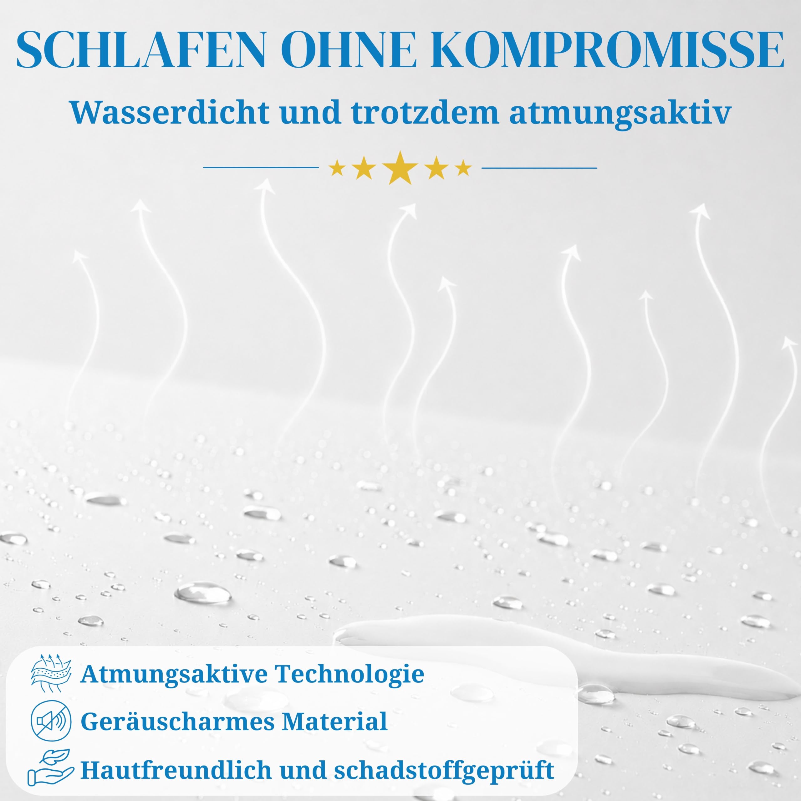 PROCAVE Housse de Matelas imperméable Blanc