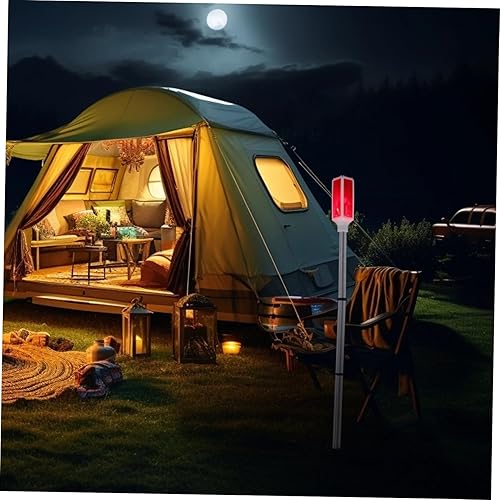 Miniatura 4 de LABRIMP Decoración Entrada Paisajismo Reflector Noche Entrada Cualquier Iluminación Alto Rojo Patio LED Solar para Pasarela Jardín Luces Post Fibra