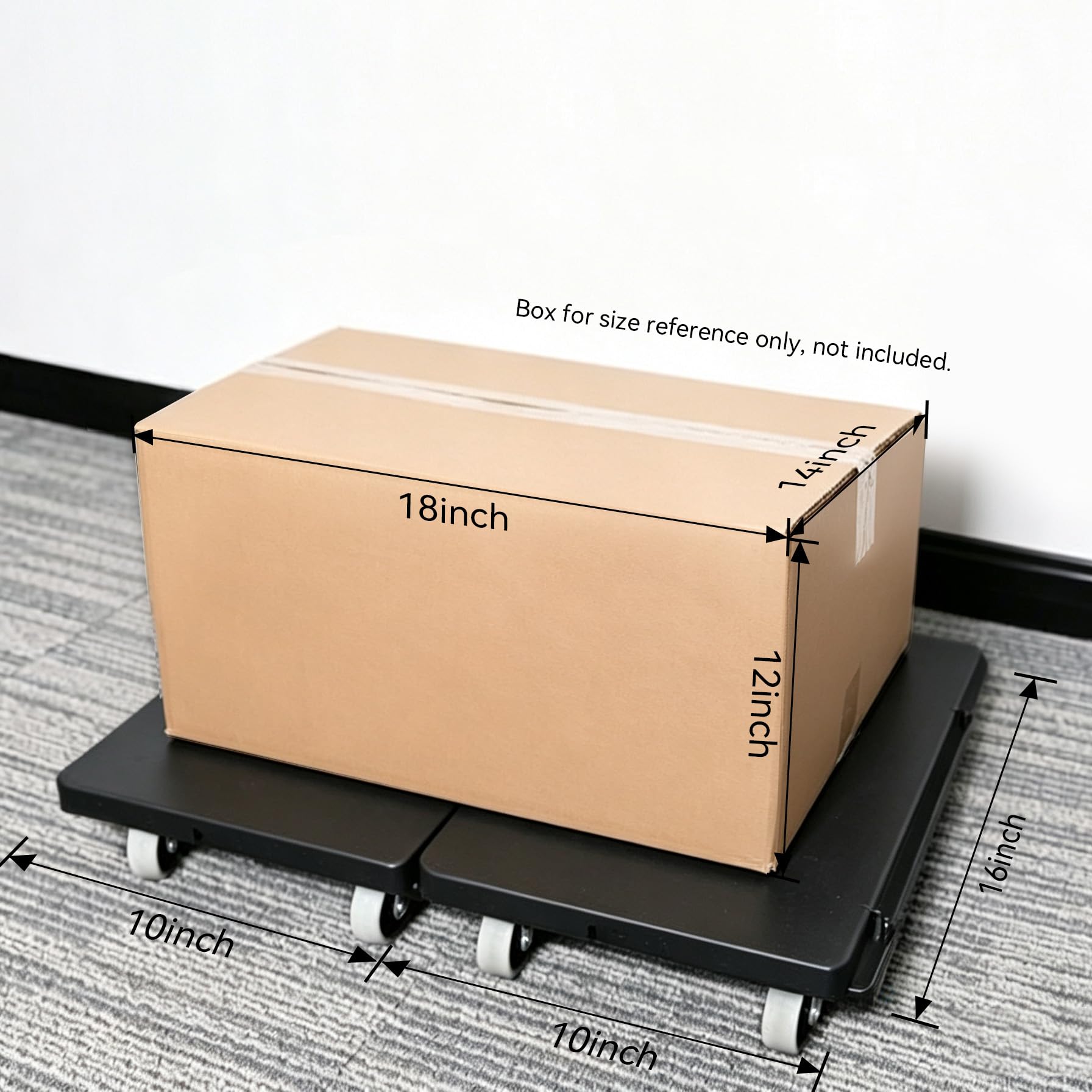 Furniture Dollies - 2 Pack, 500lb Capacity -3