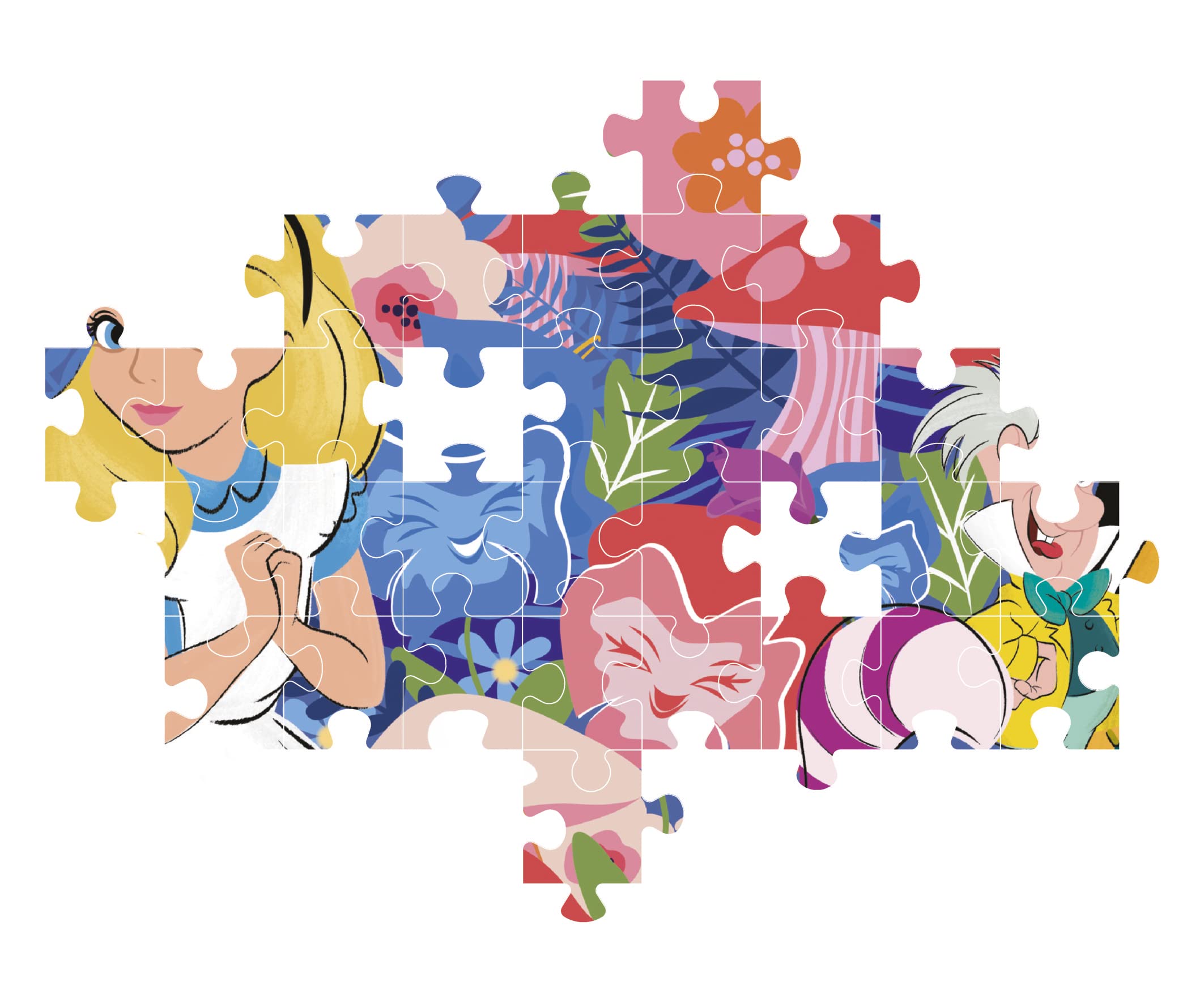 Clementoni - 20344 - Brilliant Supercolor Puzzle - Rainbow High - 104 pezzi - Made in Italy, puzzle bambini 6 anni, puzzle cartoni animati, puzzle brillantini