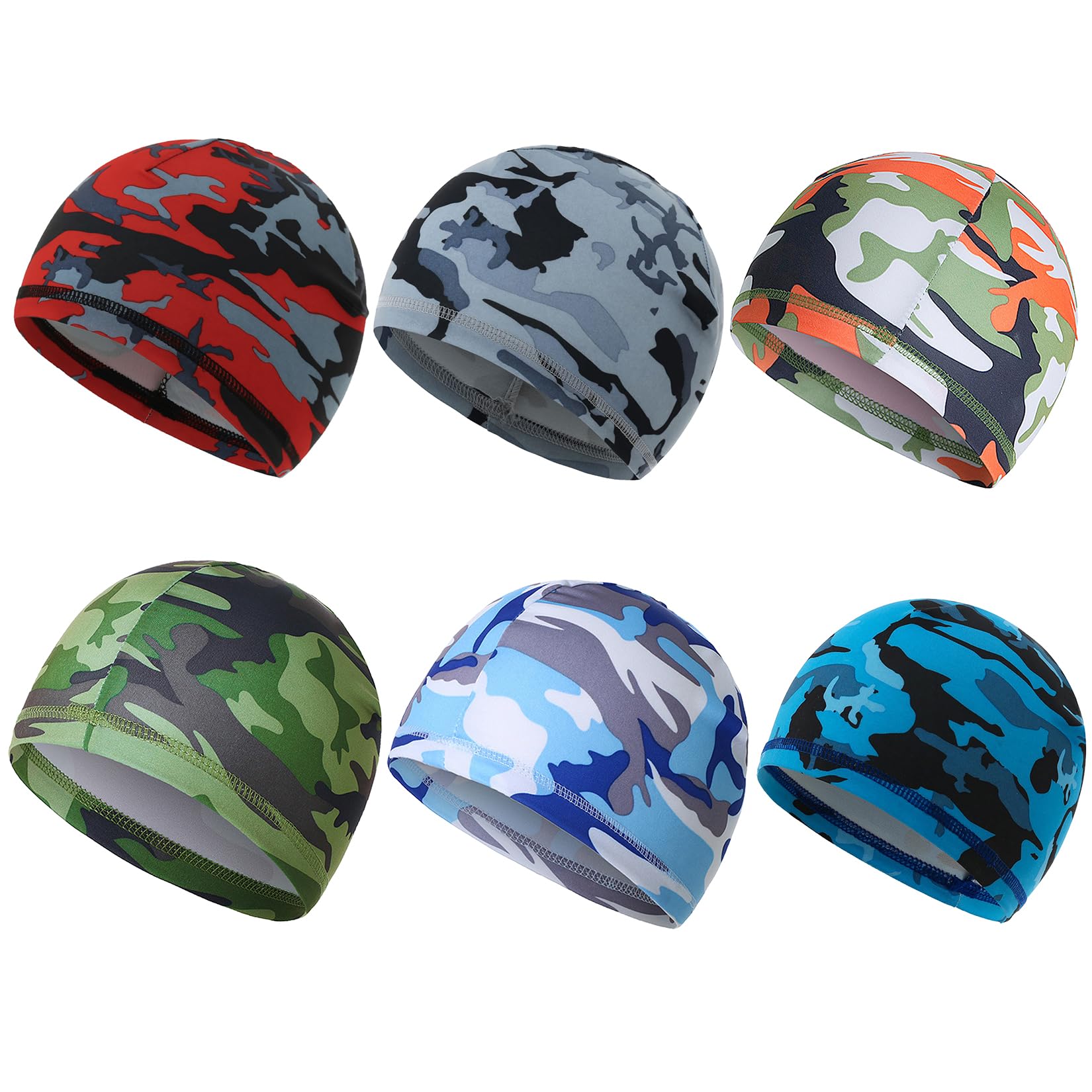 Design Life Bar 6 Pcs Cooling Cycling Caps Helmet Liner Men Women Skull Running Beanie Hat