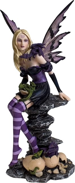 Nemesis Now Amethyst and Hatchlings Fairy Figurine 25.5cm