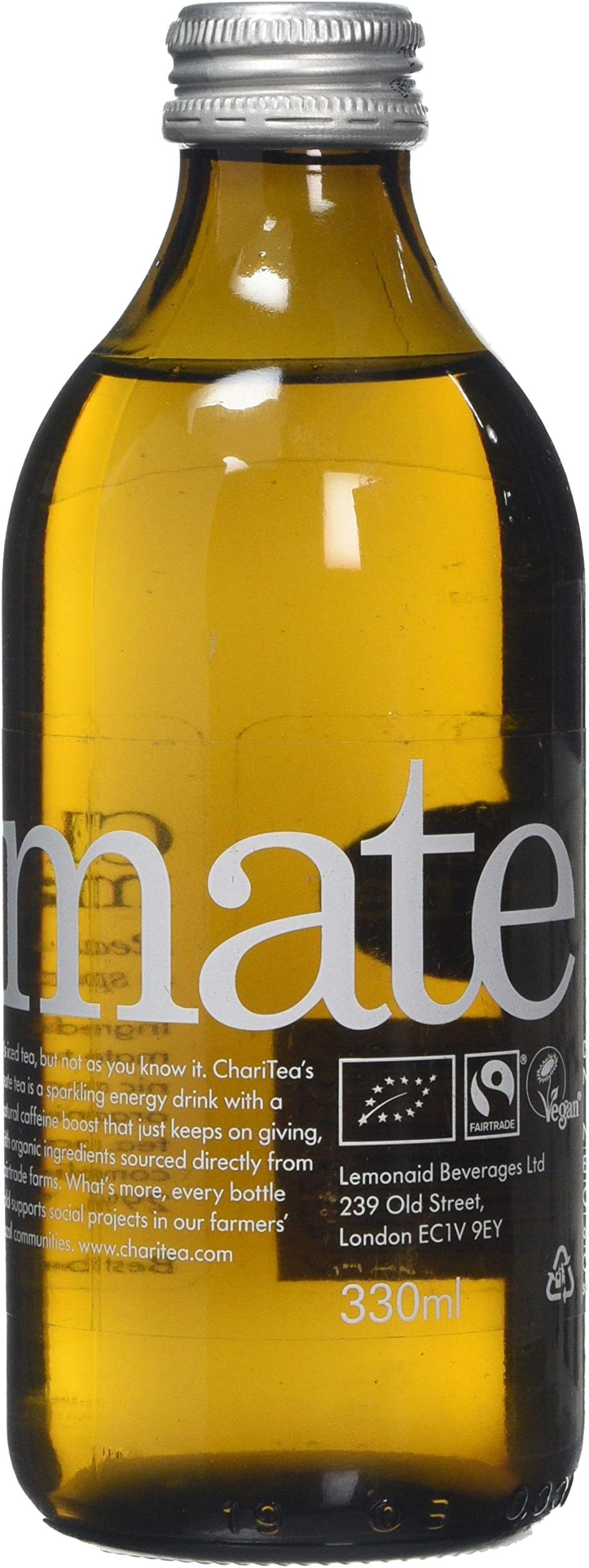 Charitea Sparkling Iced Mate Tea, 330 ml