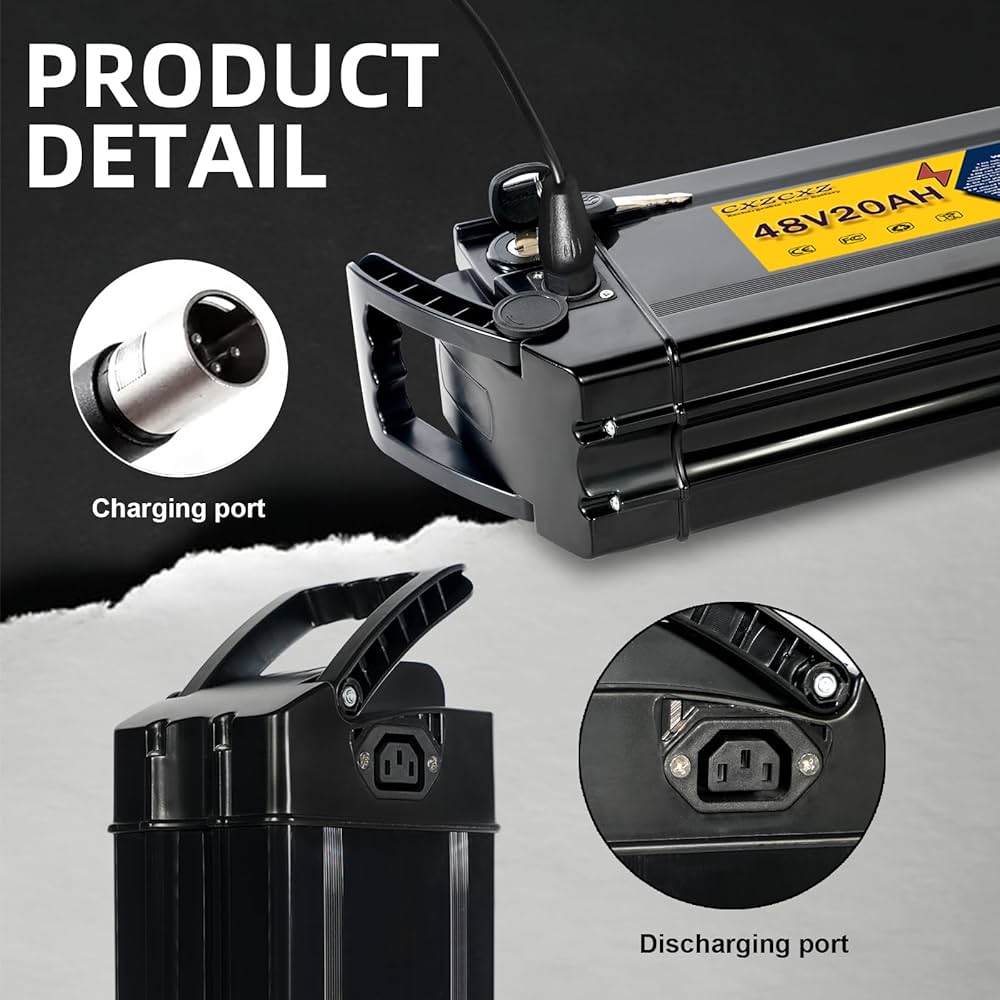e-bike バッテリー　48v 10ah Amazon.com: Bydrena 36V 48V 52V Ebike Battery 10AH 15AH 20AH