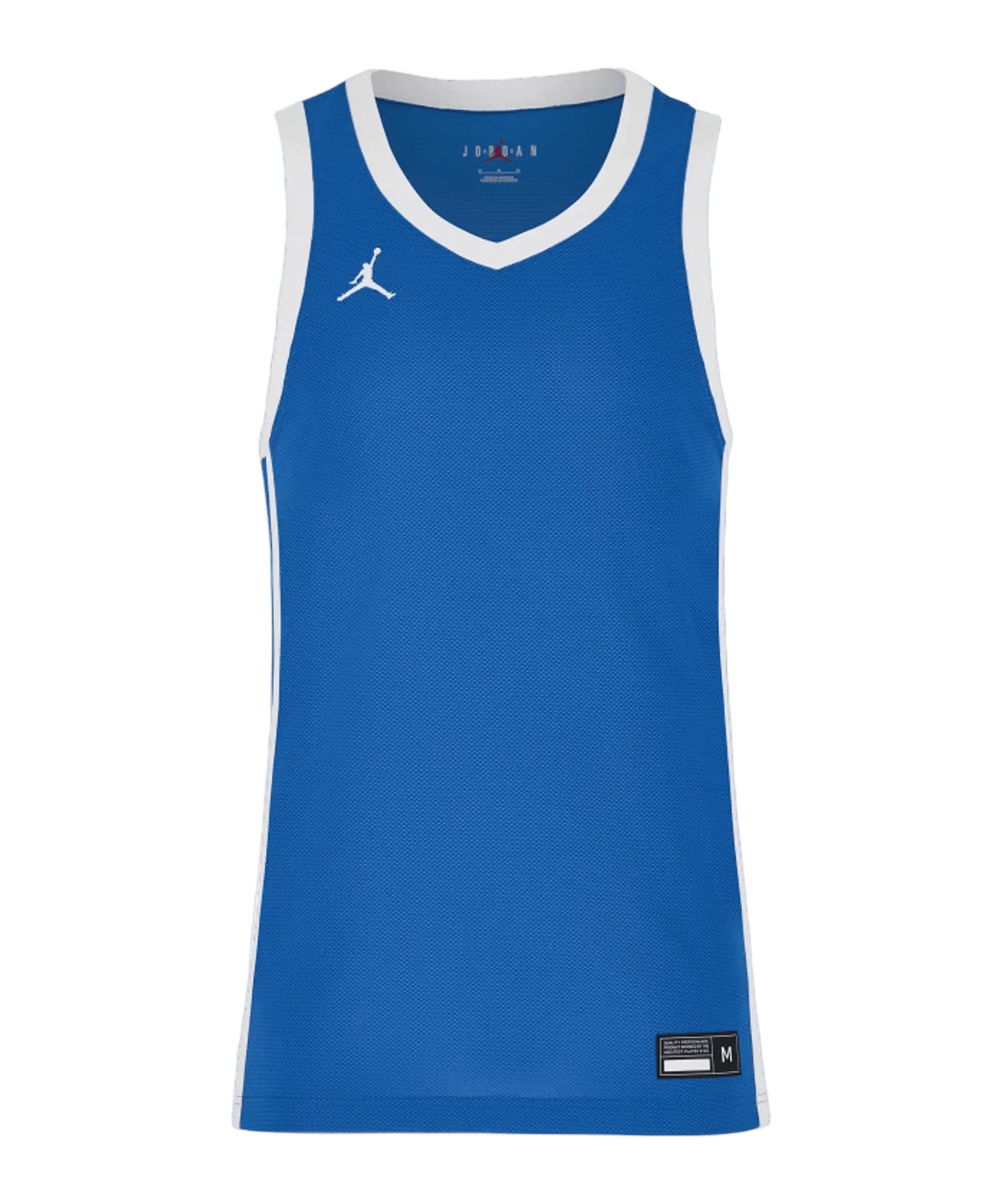 NIKE Canotta Basket Uomo Jordan Team25 Basketball Stock Jersey Royal Blue Taglia L