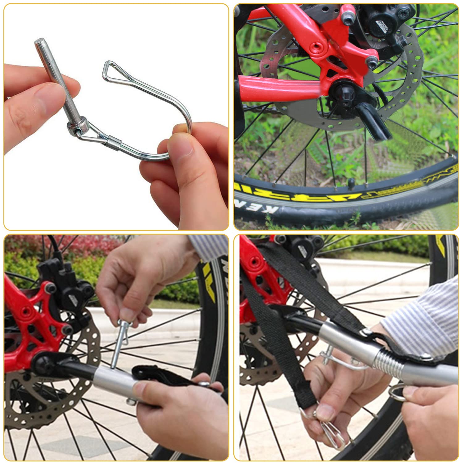 Przyczepka do przyczepy rowerowej Cariole Velo dla dzieci, łącznik zaczepu do przyczepy rowerowej, hak holowniczy dla ładunków, dzieci i psów