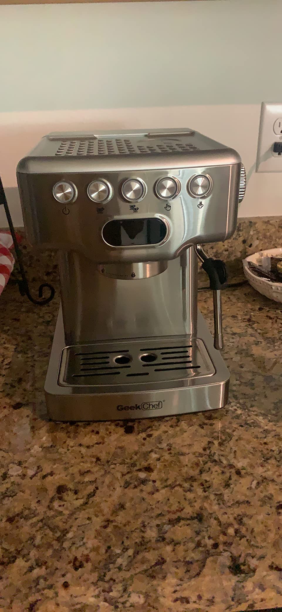 28/mo Finance Geek Chef Espresso Machine, 20 Bar Coffee Machine