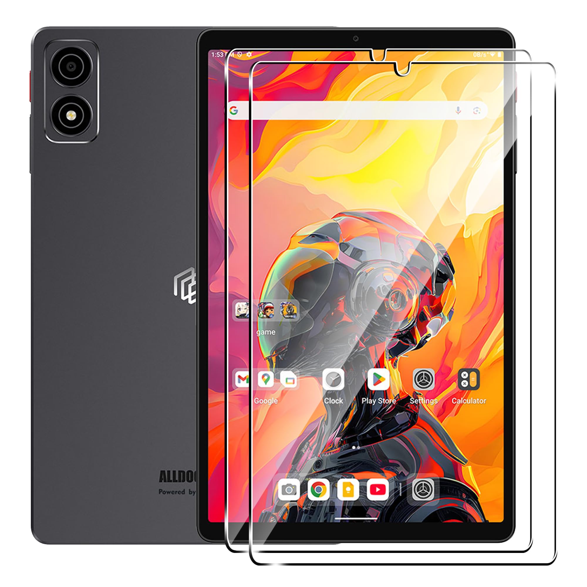 for Alldocube iPlay 70 Mini Ultra Screen Protector,9H Hardness, Anti-Scratch, Tempered Glass flim, Case Friendly,Anti-Scratch,(2PACK)