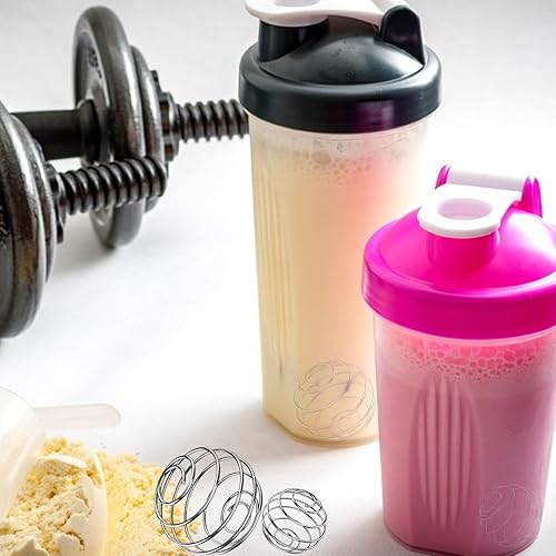 Miniatura 7 de Bolas agitadoras, bolas mezcladoras de alambre de acero inoxidable 304 para tazas agitadoras, fórmula de batidor de proteínas, metal de grado