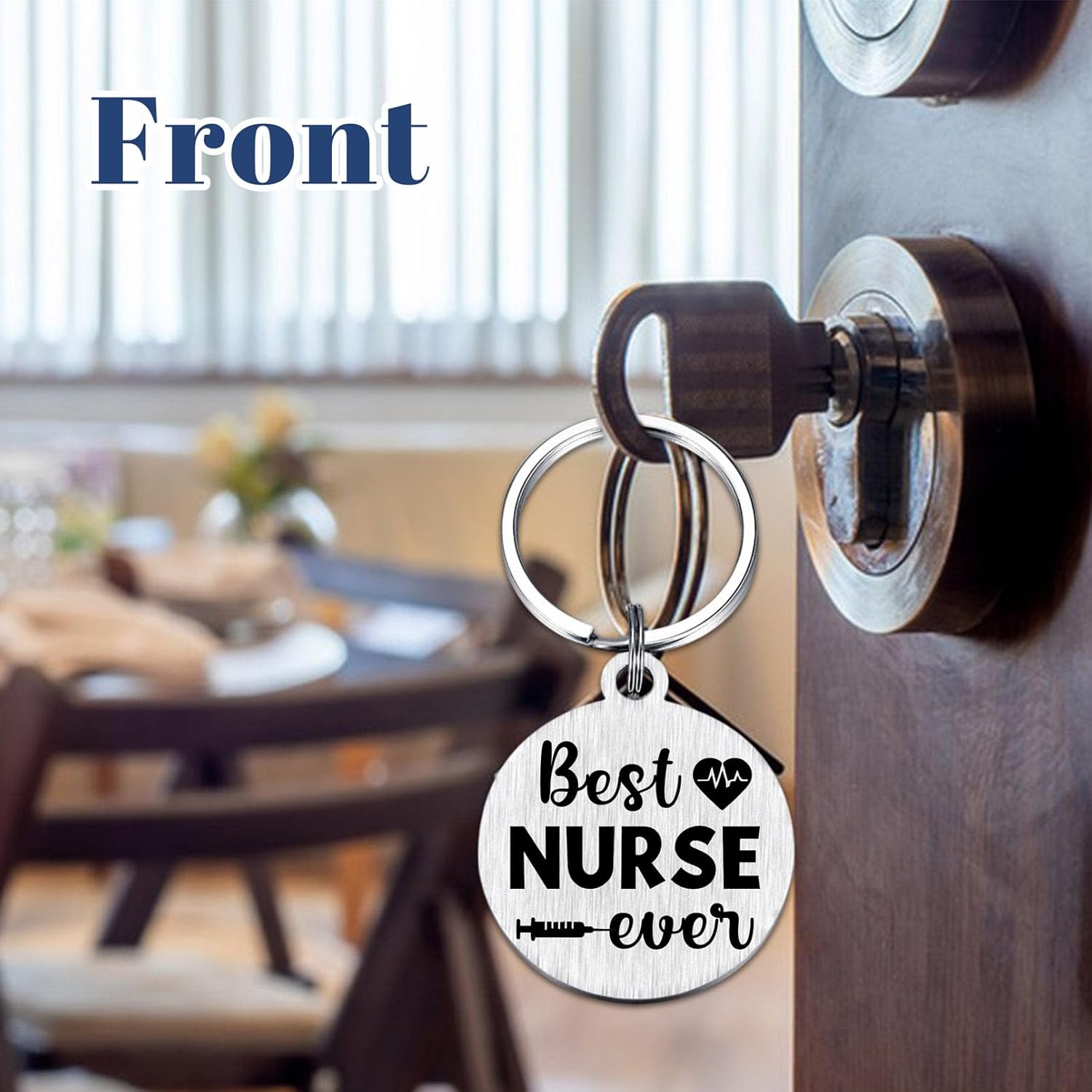 Nurse Gifts for Male Female - Best Nurse Ever Keychain - Birthday Graduation Gifts for Nurses Nursing practitioner Medical Student - Image 2