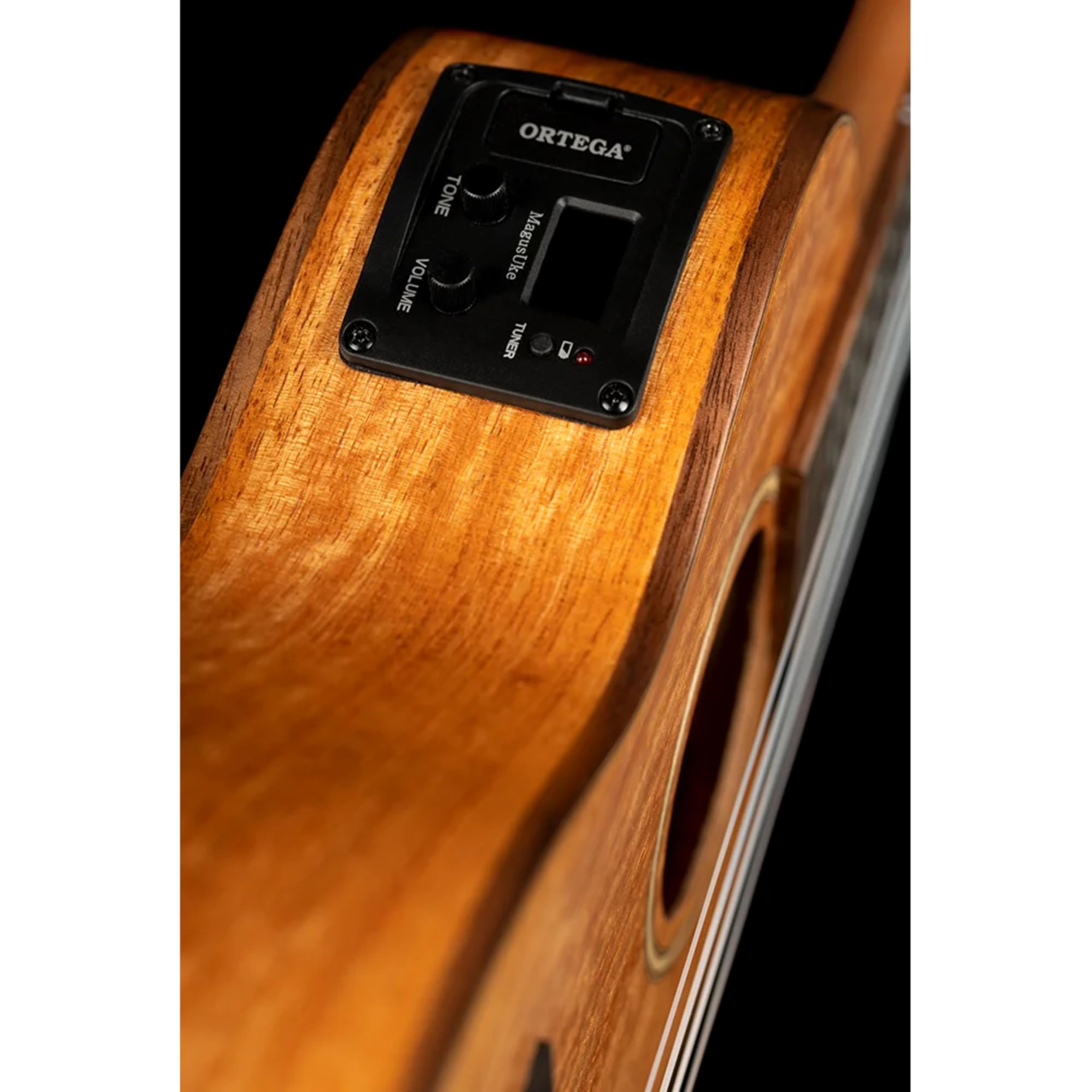 Ortega Guitars Ukulele Concerto Elettro-Acustico – Horizon Series – Gig Bag Inclusa – Mango, Natural (RUMG-CE)