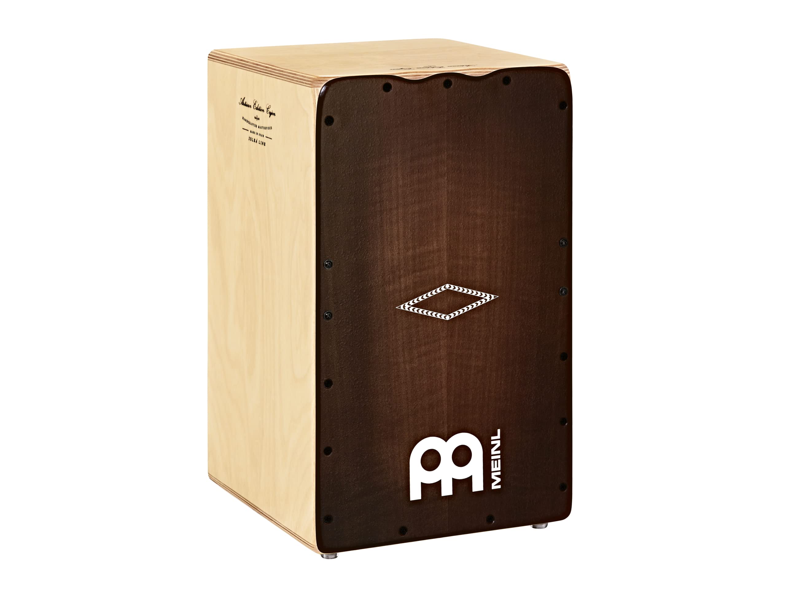 MEINL Percussion Artisan Edition Cajon Soleá Line - Espresso Burst (AESLEB)