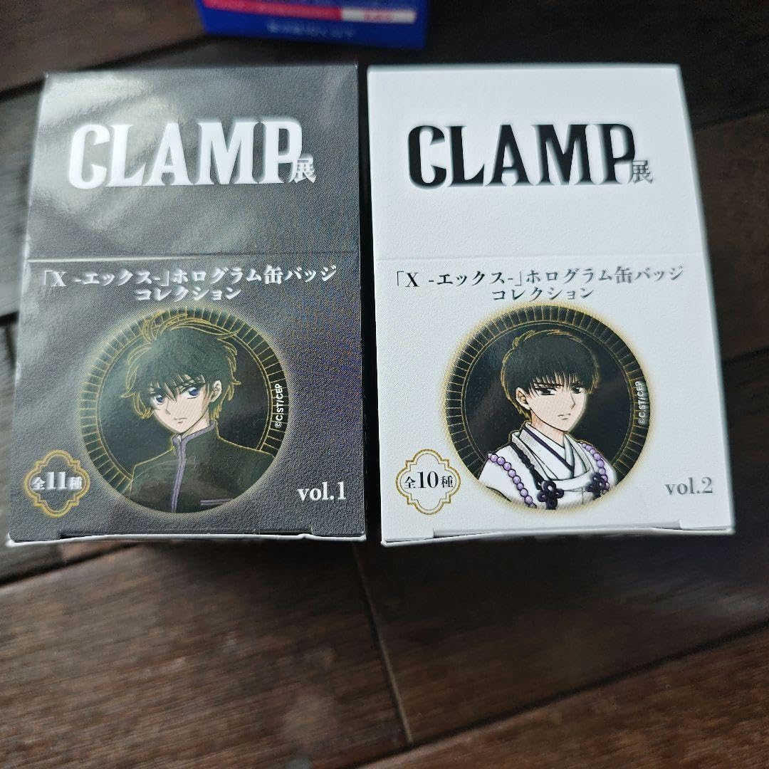 Amazon.co.jp: CLAMP展 ホログラム缶バッジ X -エックス- vol.1