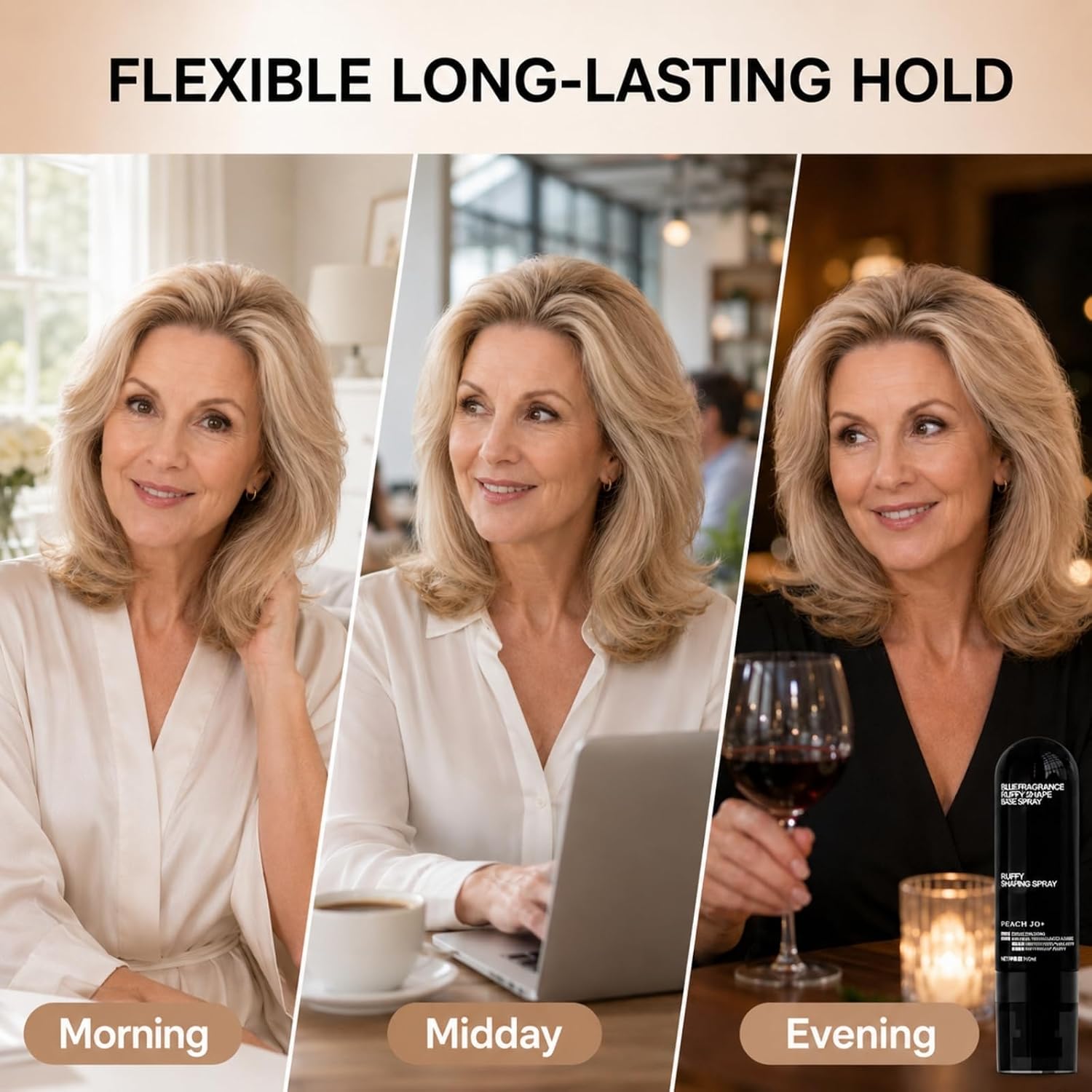Peach-Scented Volumizing & Setting Spray for Fine & Flat Hair