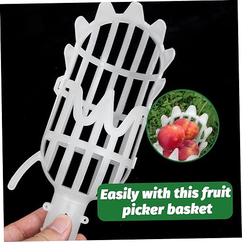 Miniatura 7 de Yardwe 4 Pcs Mango Tree Picker Tool Fruit Picker Pole with Basket Telescoping Picker Tree Basket Plastic Fruit Jujube Pickers Apples Picking Tools