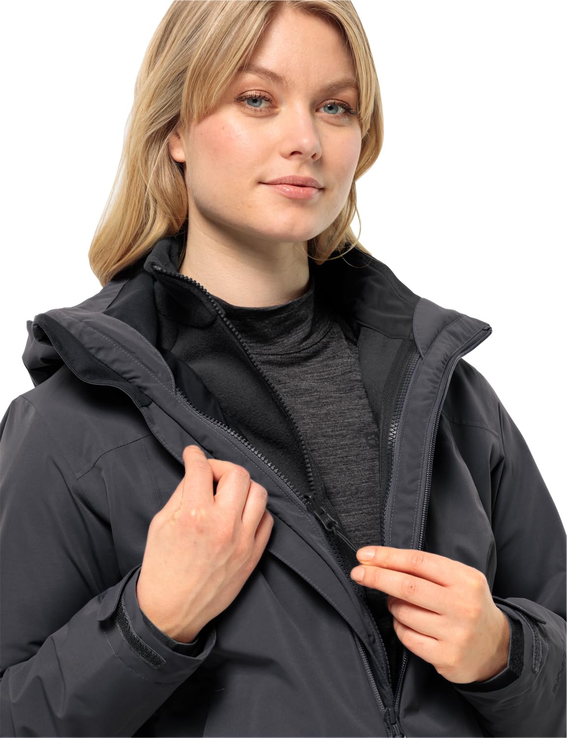 Jack Wolfskin Kurtka polarowa Kobiety MOONRISE FZ W