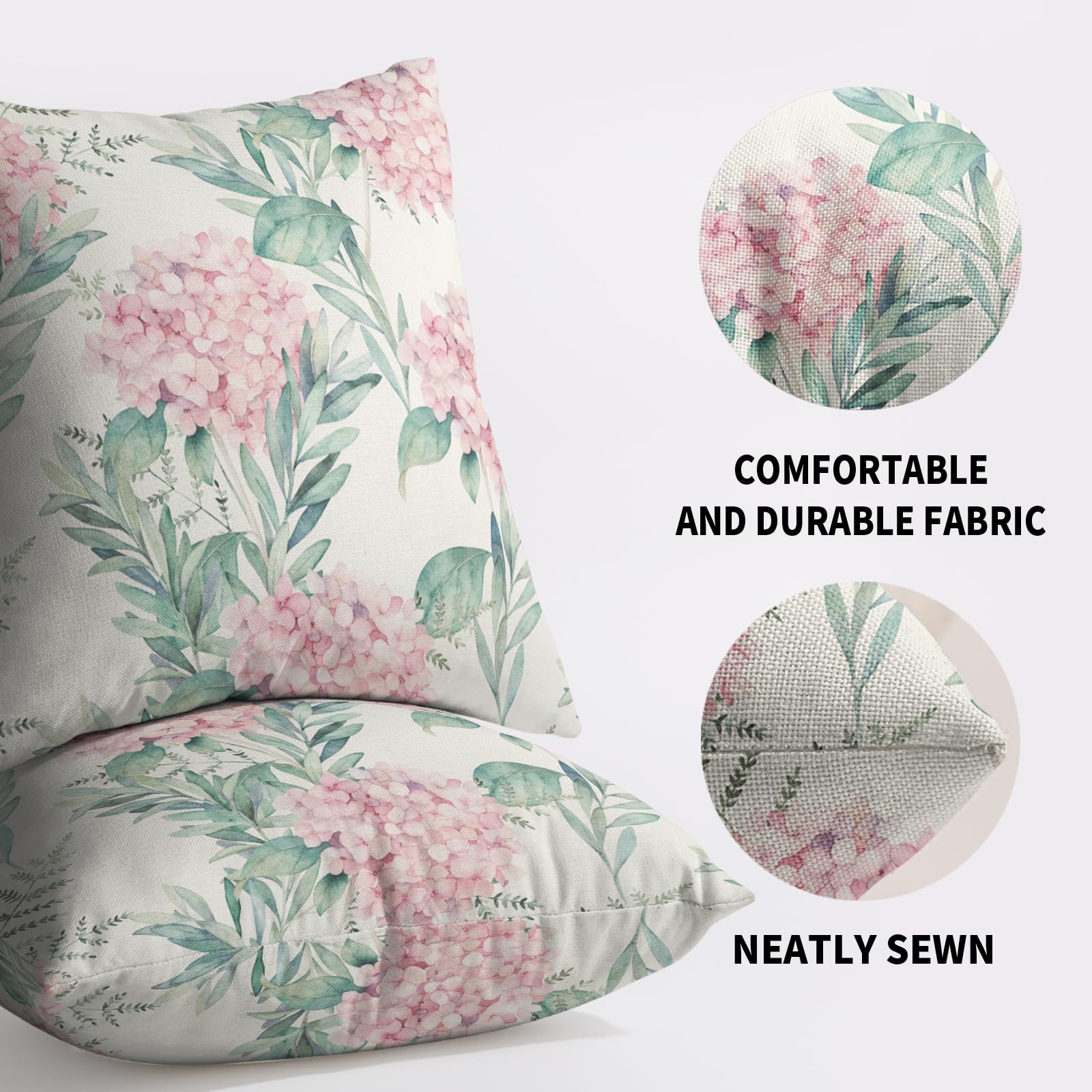 Stampe di fiori di ortensia - Set di 2 stampe floreali minimaliste - Arredamento moderno per la casa - Italia