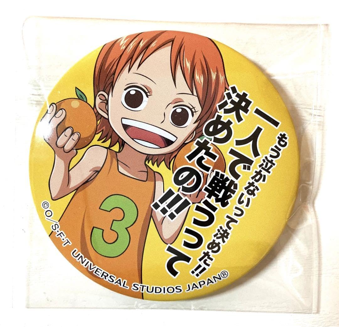 Amazon.co.jp: ONE PIECE ワンピース ナミ USJ 缶バッジ ホビー グッズ 