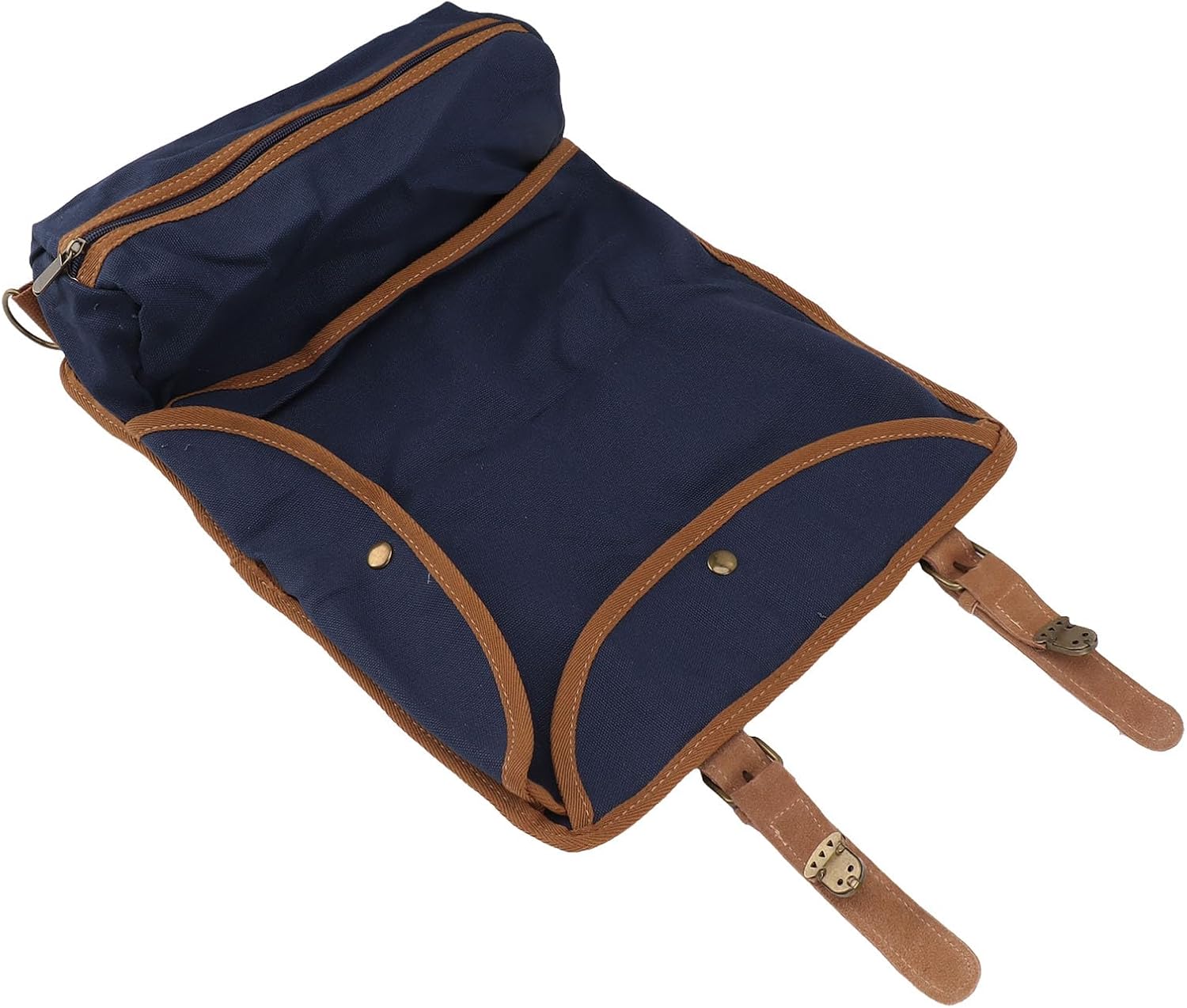 Bartender Bag Multifunctional Portable Large Capacity Canvas Travel Bartender Kit Bag with Strap for Outdoor Professional Bartenders Bar Tools Storage Organizer Durable Canvas (Blue)