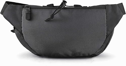 Miniatura 4 de Riñonera táctica militar con parche de bandera de Estados Unidos con correa ajustable para exteriores, pesca, ciclismo, camping, senderismo, pasear