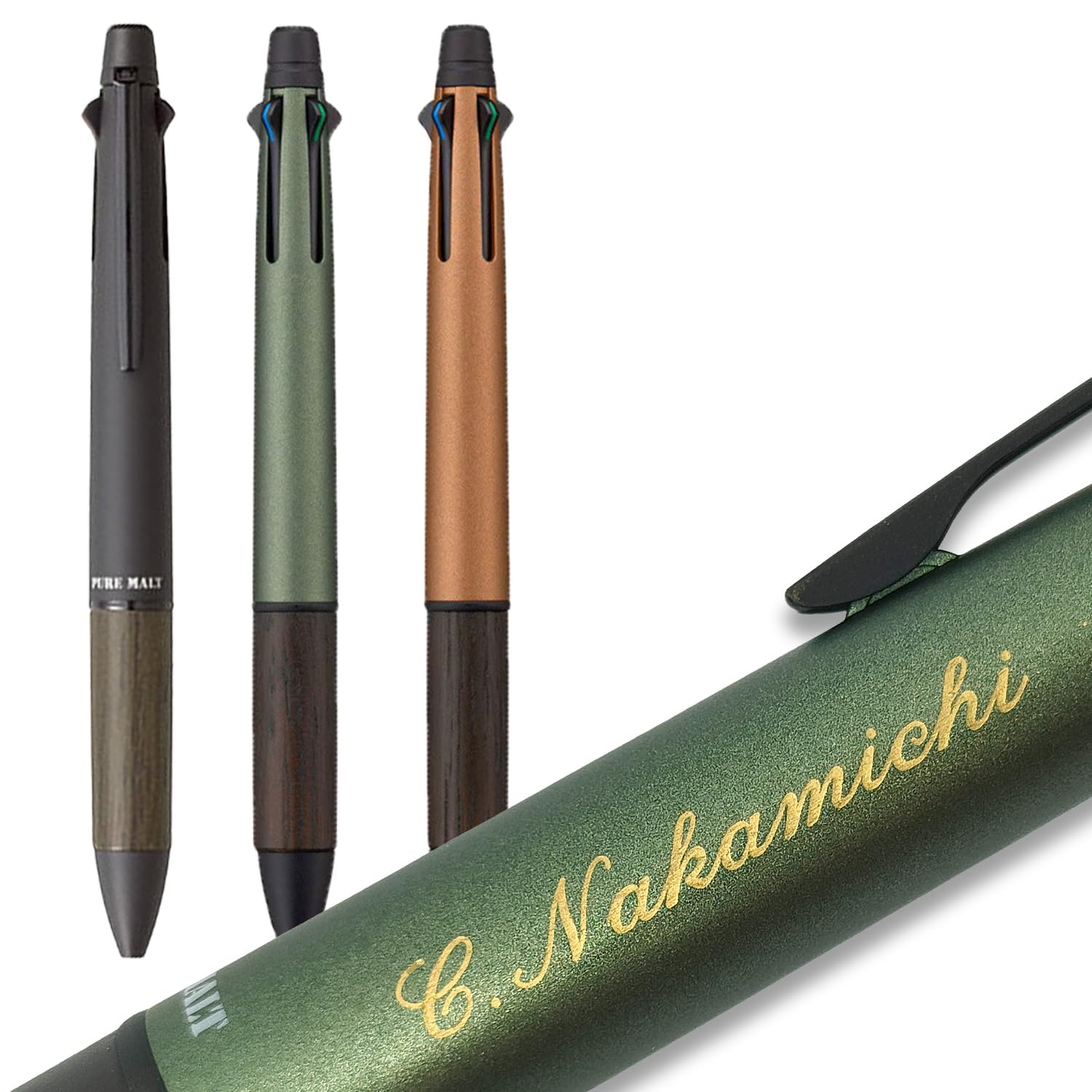 Amazon | 【名入れ】三菱ピュアモルト 4＆1 オークウッド・プレミアム
