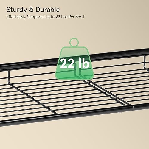 Miniatura 7 de Zapatero para armario, organizador de zapatos de 5 niveles para entrada, estante de zapatos con estantes de almacenamiento y parte superior